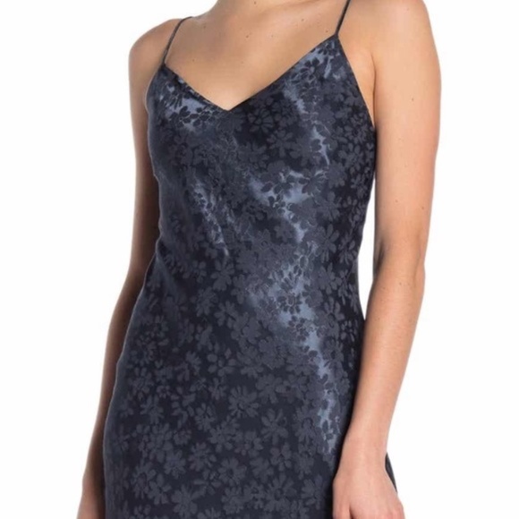 rag & bone Navy Astrid Floral Slip Midi Dress NWT - Picture 3 of 11